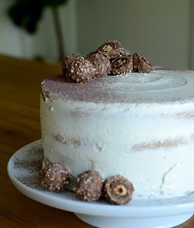 hazelnut chocolate meringue cake 