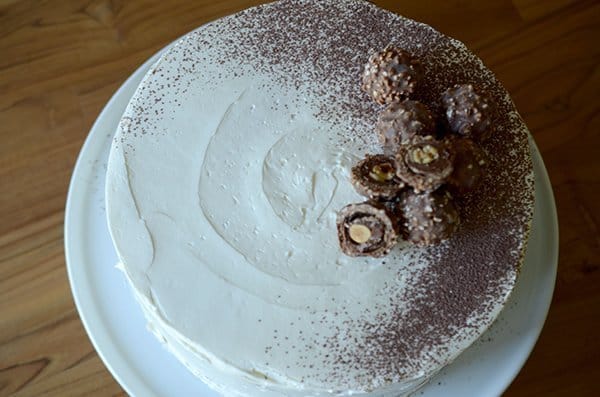 hazelnut chocolate meringue cake