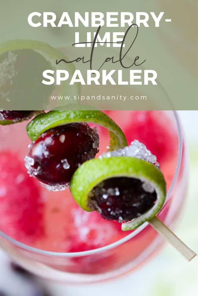 pin image for cranberry-lime natale sparkler