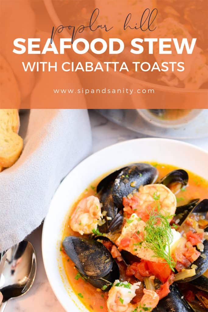 pin image for tomato based seafood stew