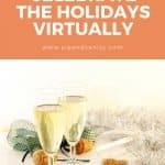 pin image for virtual Christmas party ideas