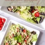 pin image for grilled corn and chicken salad