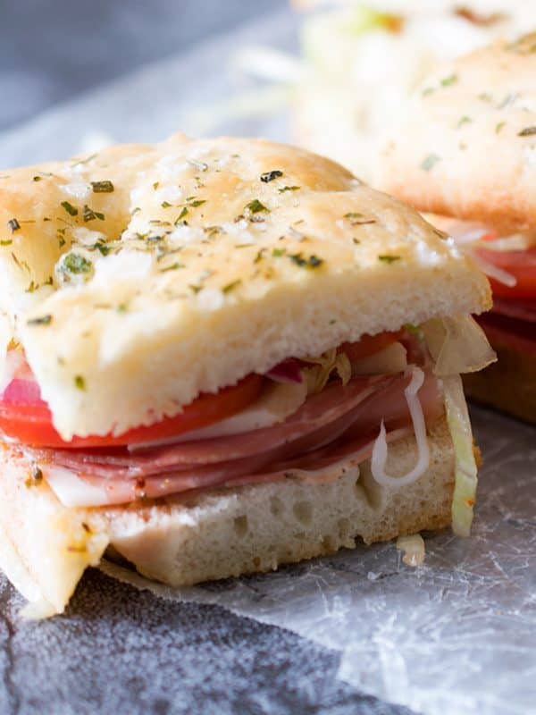 Cold Italian Sub Sandwich Party Sliders