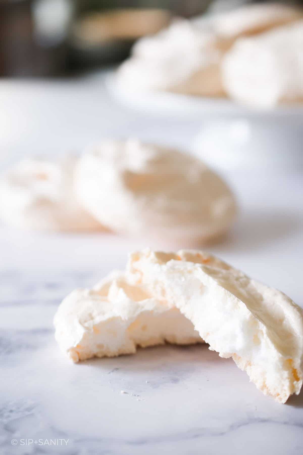 baked meringues