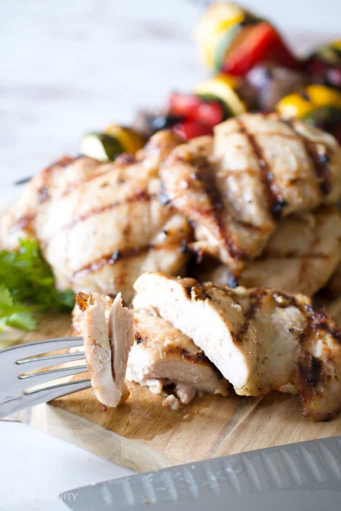 sliced chicken thighs