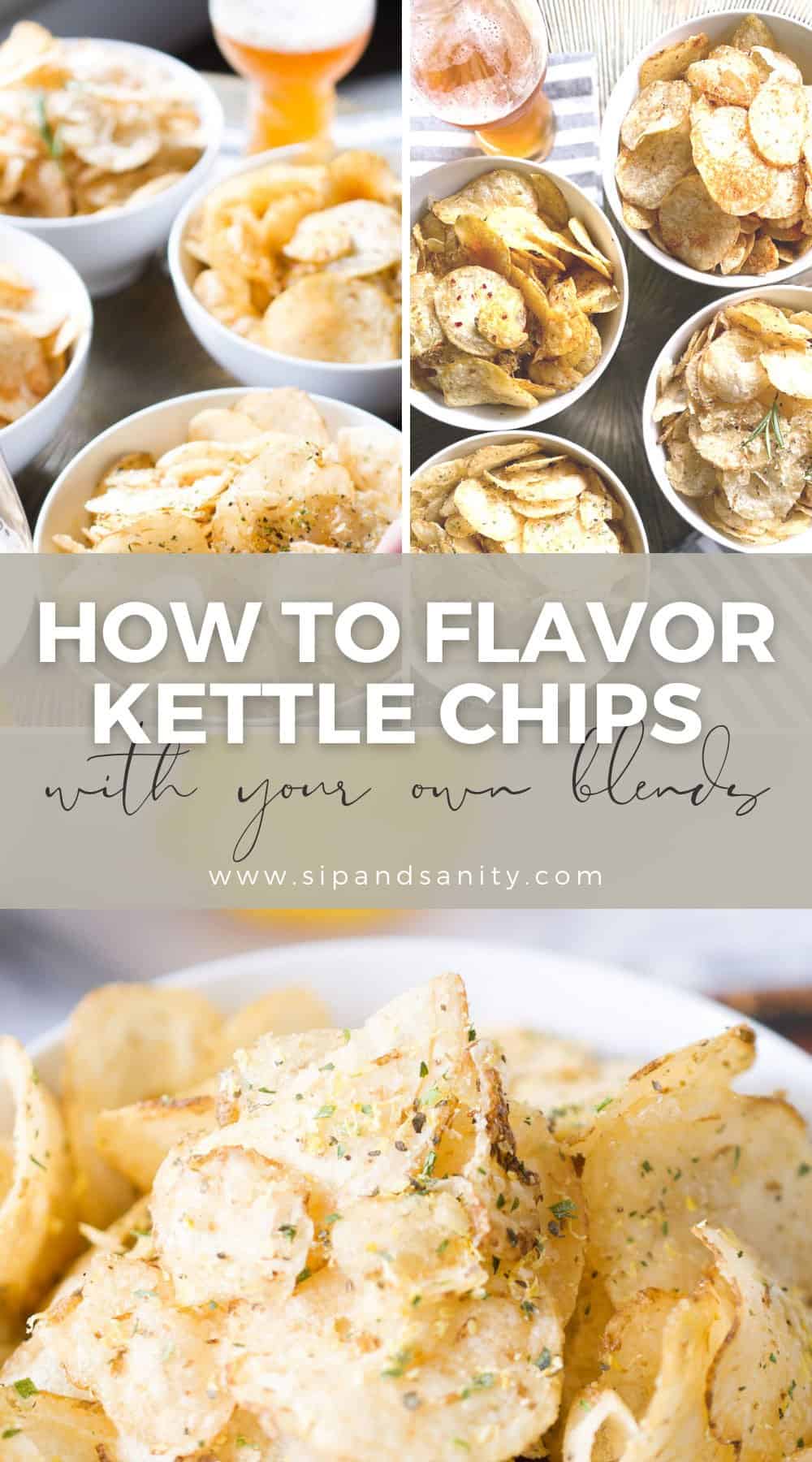 Party Hack Make Your Own Flavor Kettle Chips • Sip + Sanity