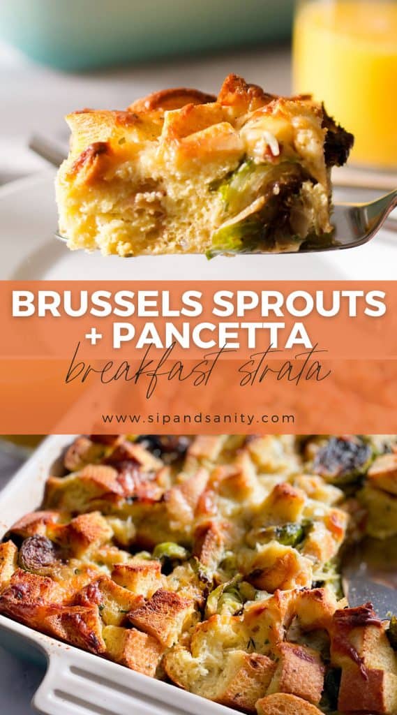 pin image for brussels pancetta breakfast strata