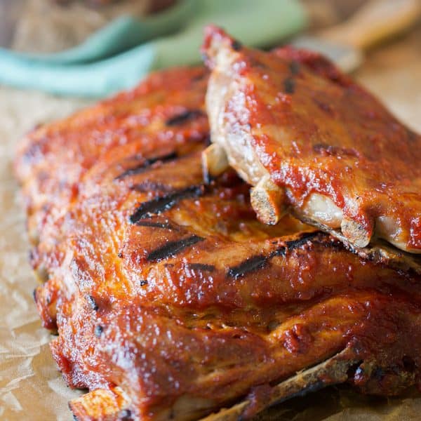 Roasted + Grilled Pork Spare Ribs • Sip + Sanity