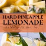 Pin image for hard pineapple lemonade.