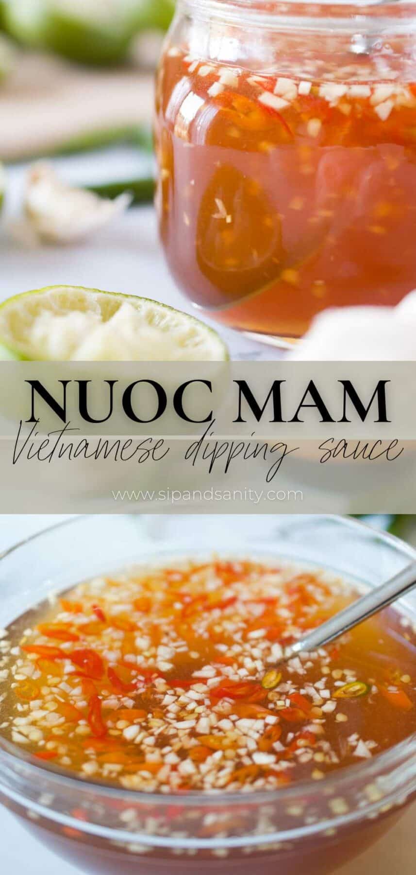 Pin image for nuoc mam vietnamese dipping sauce.