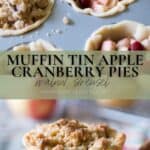Pin image for muffin tin mini apple pies.