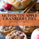 Pin image for muffin tin mini apple pies.